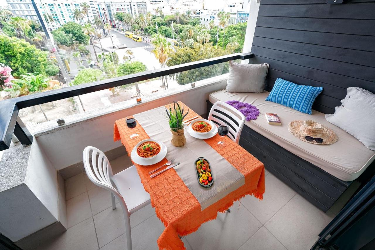 Estudio Con Terraza Vista Mar Las Palmas de Gran Canaria Bagian luar foto