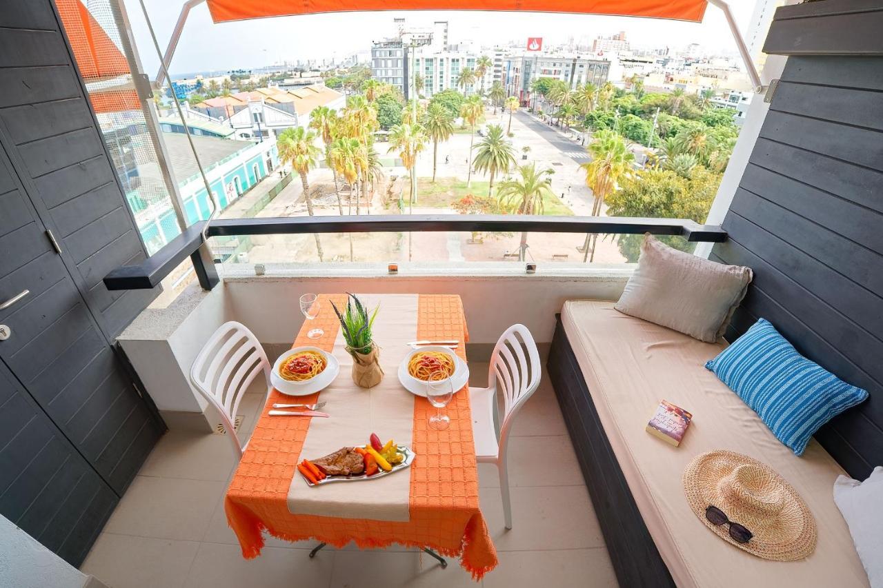 Estudio Con Terraza Vista Mar Las Palmas de Gran Canaria Bagian luar foto