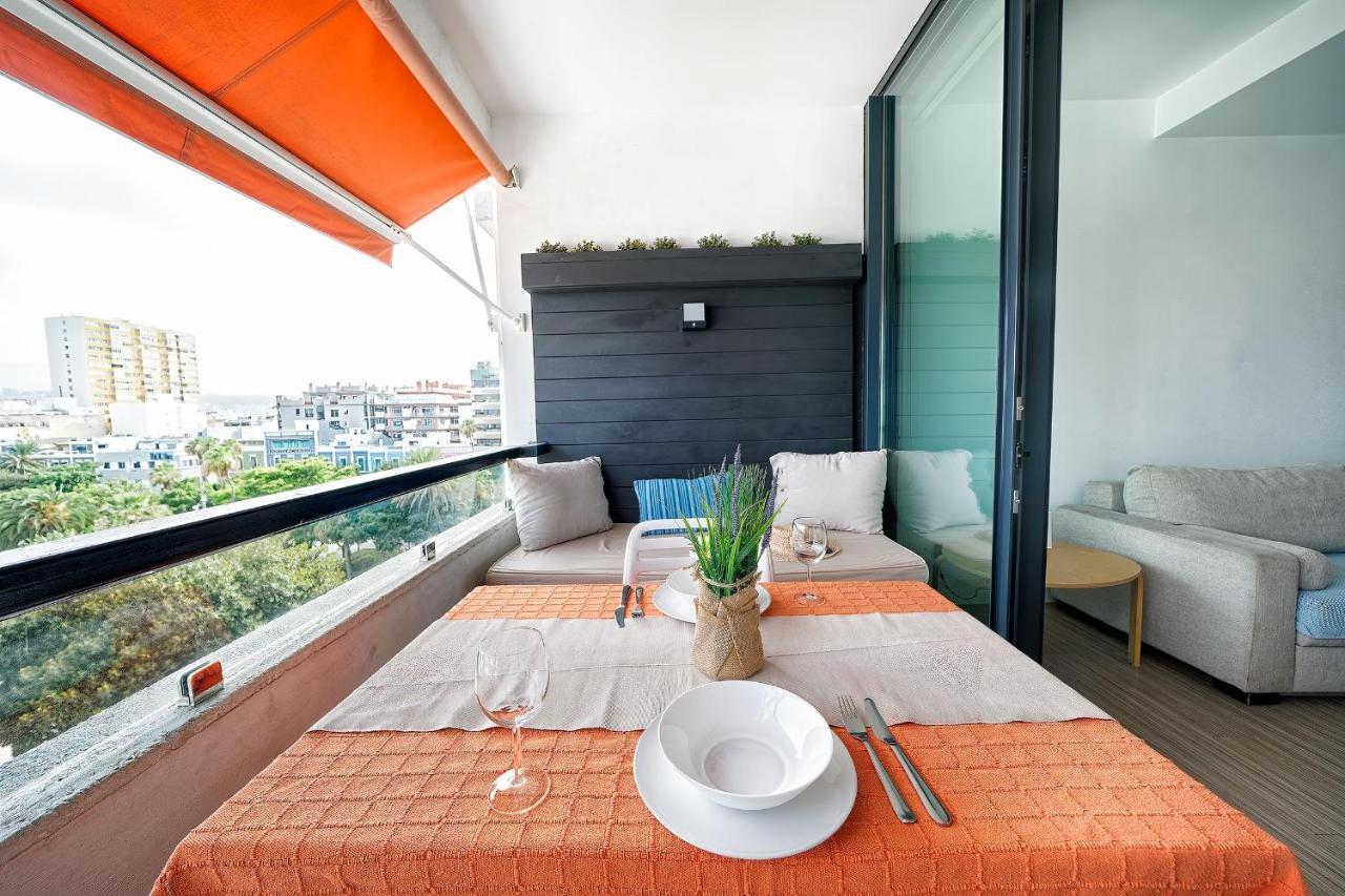 Estudio Con Terraza Vista Mar Las Palmas de Gran Canaria Bagian luar foto