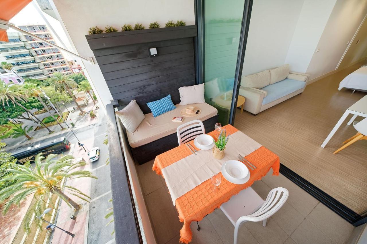 Estudio Con Terraza Vista Mar Las Palmas de Gran Canaria Bagian luar foto