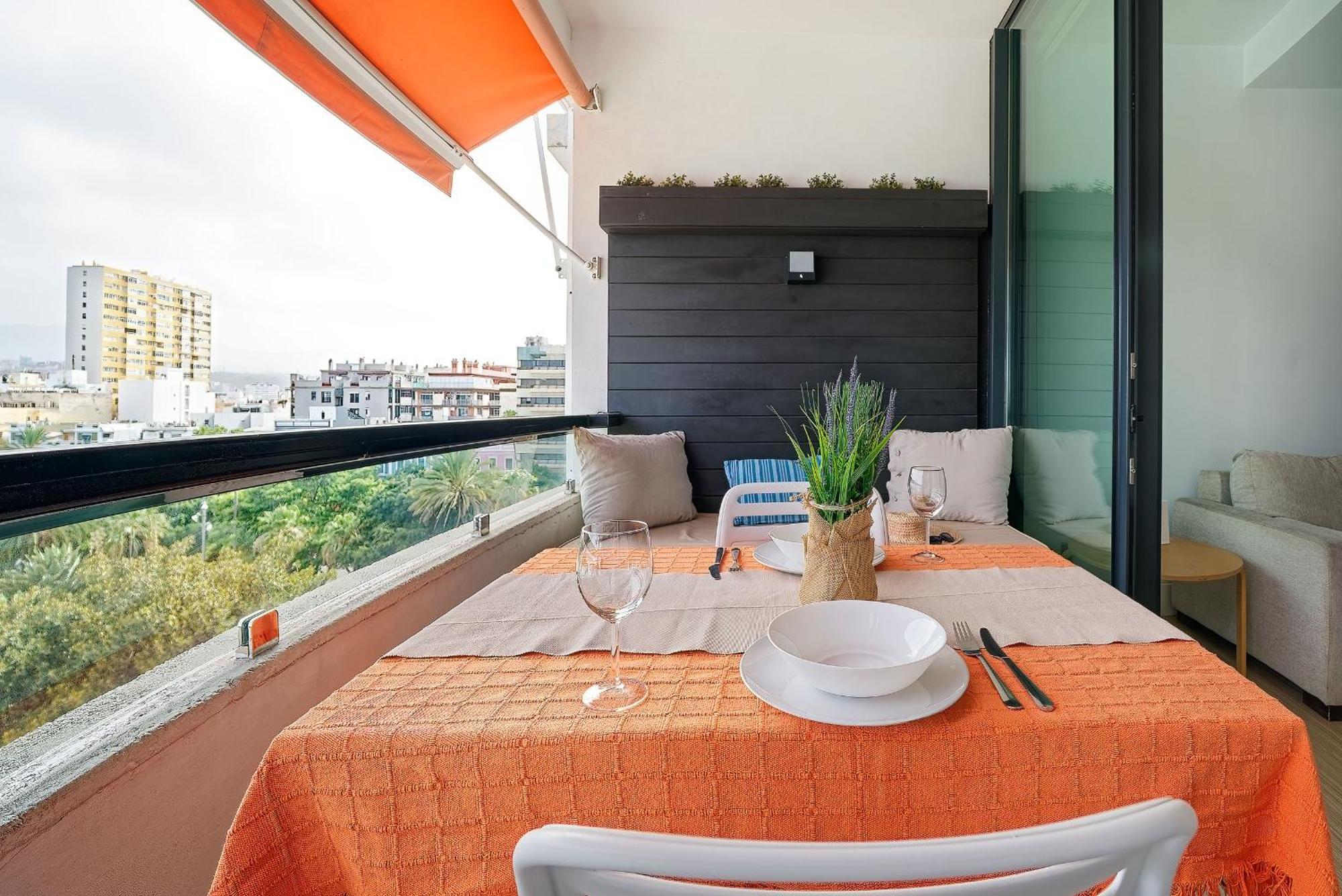 Estudio Con Terraza Vista Mar Las Palmas de Gran Canaria Bagian luar foto
